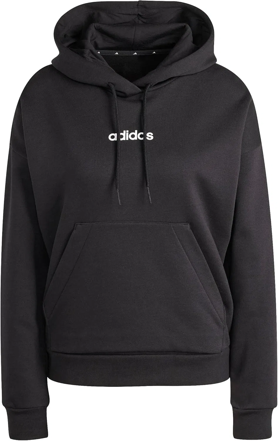 Толстовка женская adidas Essentials Linear Fleece, Black/White