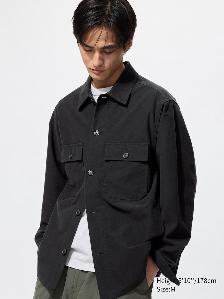 

Рубашка джерси Uniqlo, цвет 09 черный