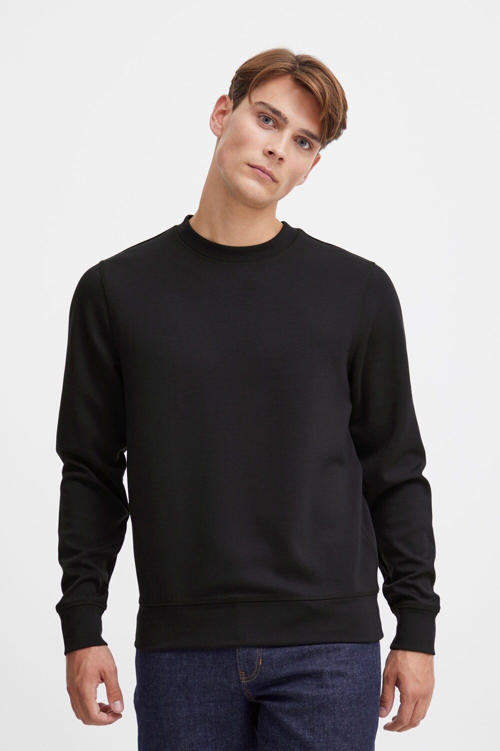

Толстовка CASUAL FRIDAY CFSebastian crew neck sweat 20504731, черный