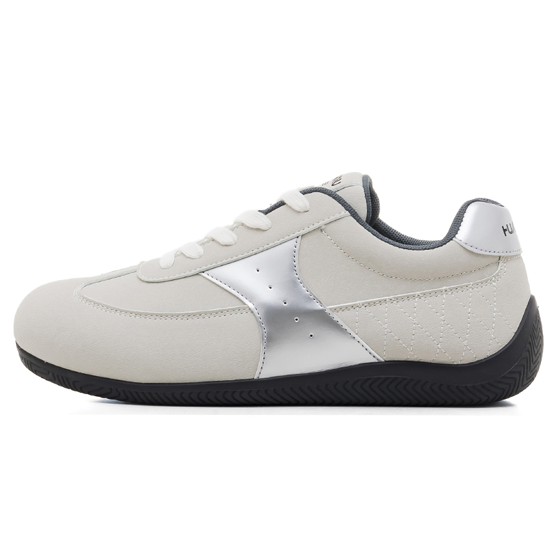 

HUANQIU Мужские низкие повседневные кроссовки, устойчивые к истиранию, легкие и дышащие, Gray Silver