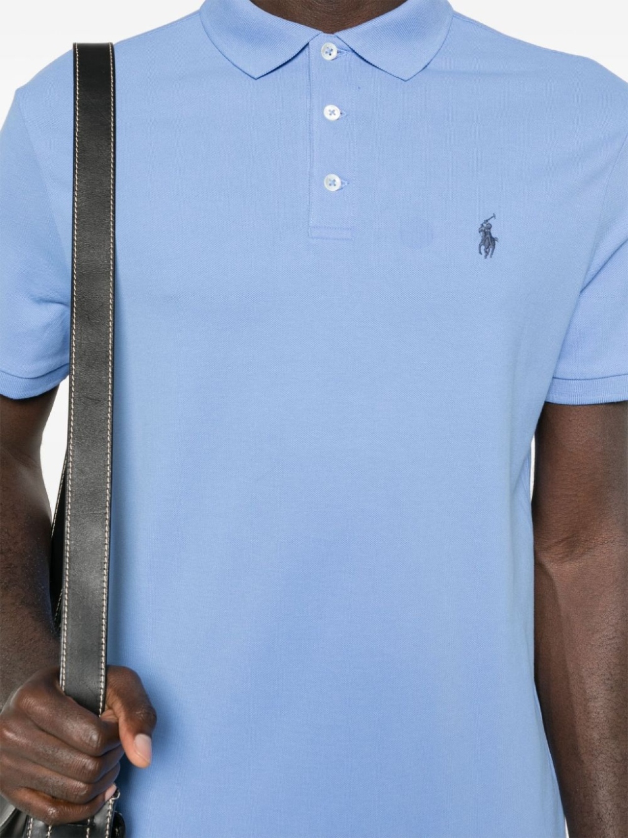 Polo Ralph Lauren рубашка поло с вышивкой Polo Pony, синий — фото 4