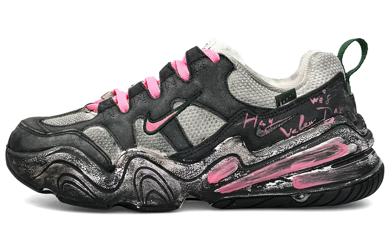 

Кроссовки Nike Tech Hera Lifestyle Shoes Women's Low-top Pink, черный