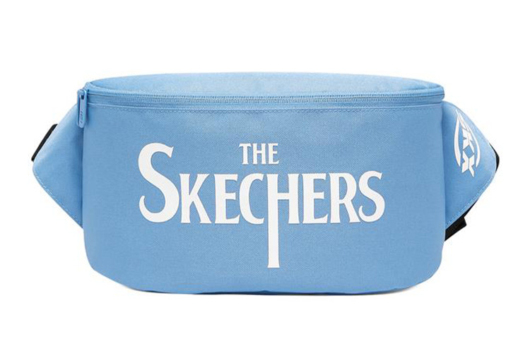 

Слинг-сумка из ткани, через плечо, поясная унисекс синий Skechers