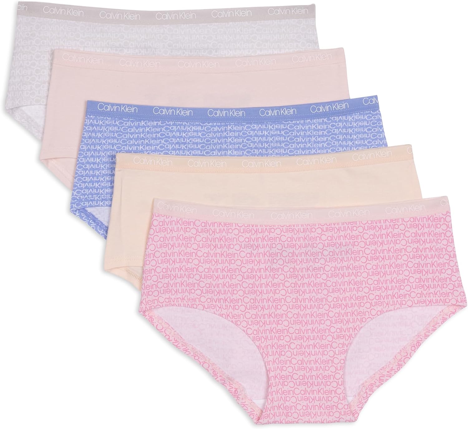 

Комплект нижнего белья Calvin Klein Girls Hipster из пяти пар, Ck Light