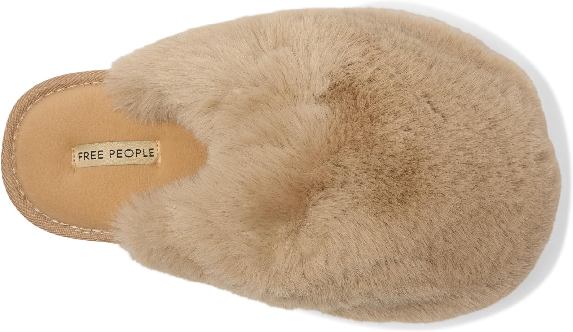 Тапочки Free People Snowball Slippers, цвет Taupe Faux Fur — фото 2