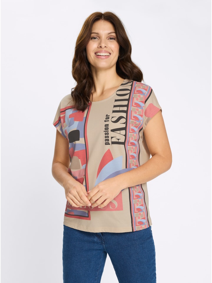 

Рубашка с короткими рукавами с принтом песка и фламинго Sieh an!