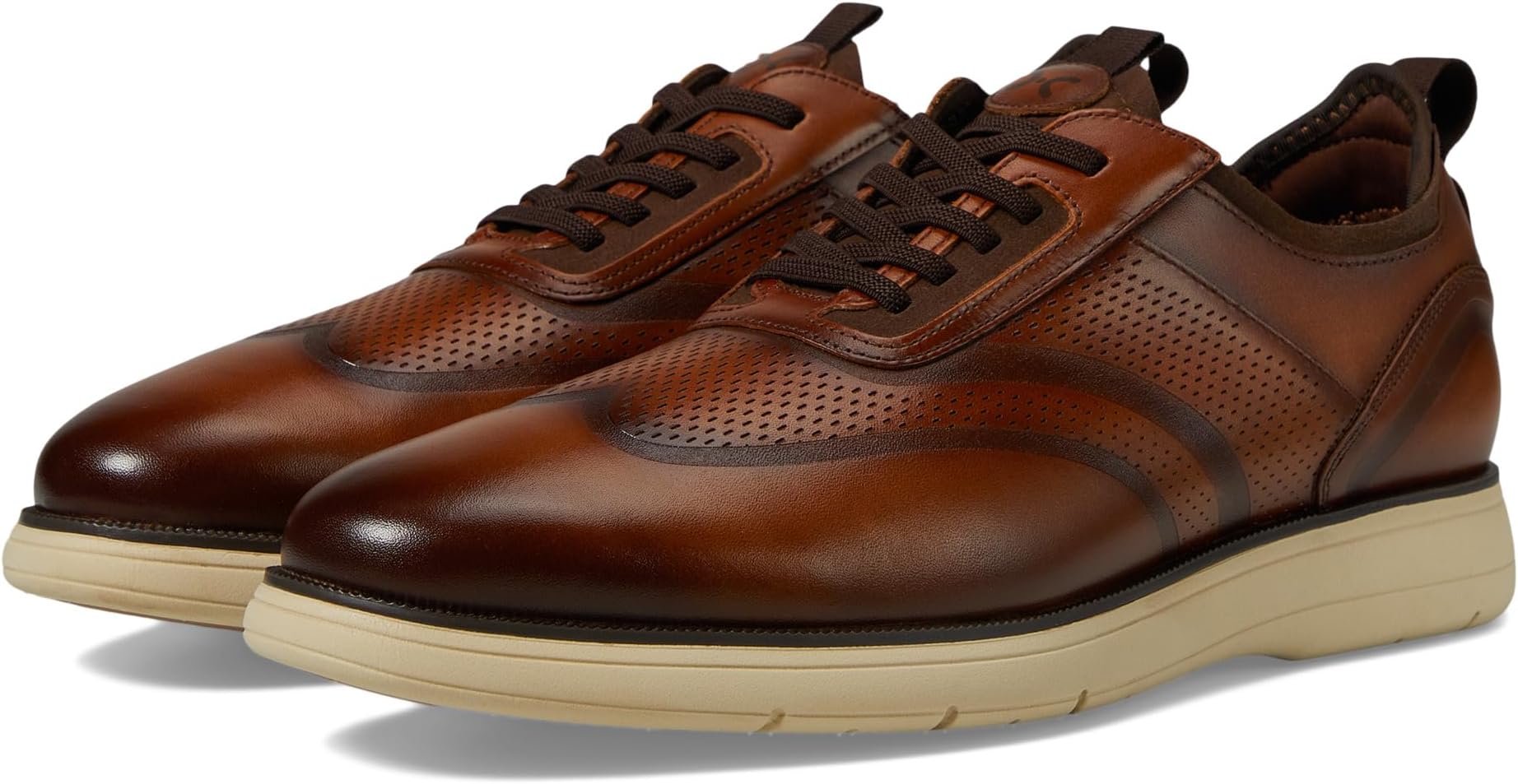 

Кроссовки Stacy Adams Edgewood Wing Tip Elastic Lace, цвет Cognac