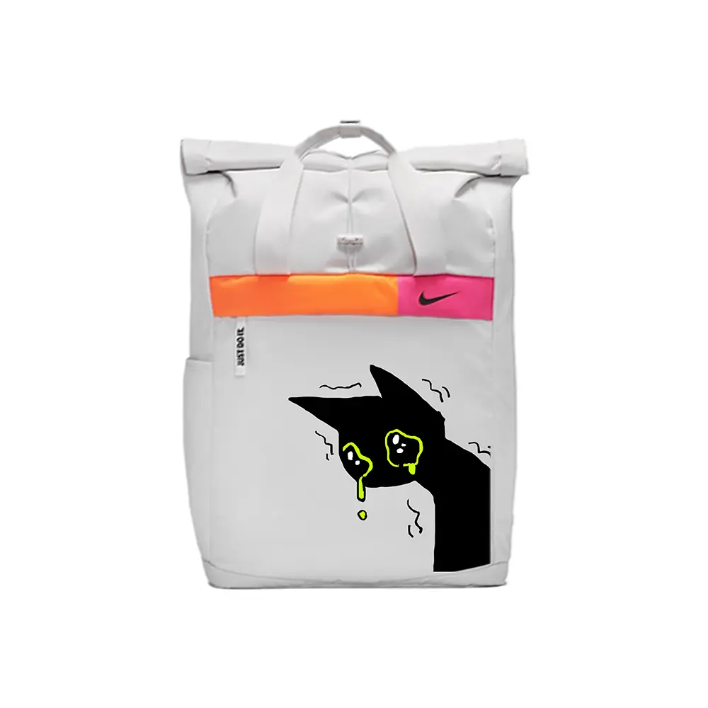 

Nike Тканевый рюкзак Regular Unisex светло-серебристый, Crying Cat