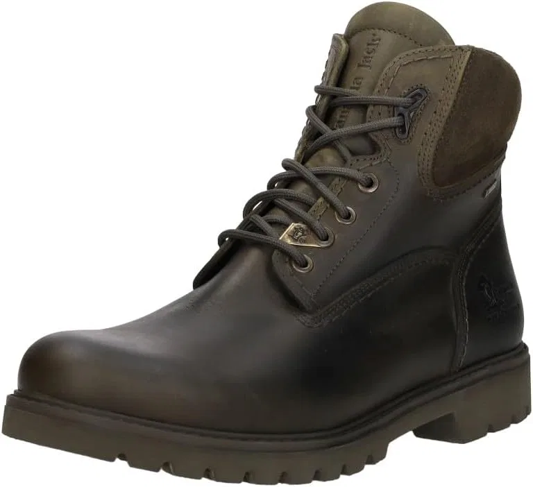 Мужские классические ботинки без подкладки Panama Jack Amur GTX с коротким голенищем и ботильонами, Khaki — фото 2
