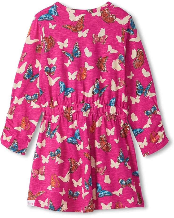 

Платье Hatley Kids Cinched Waist Dress, розовый