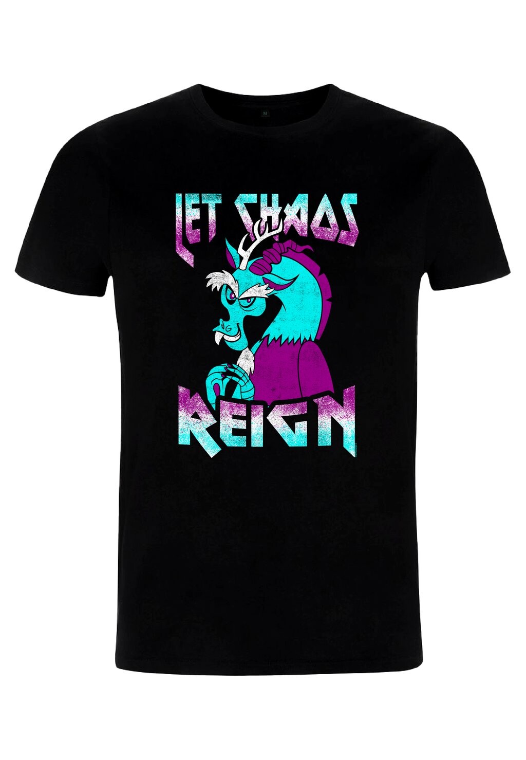 

Футболка с принтом MY LITTLE PONY LET CHAOS REIGN Henry Tiger, черный