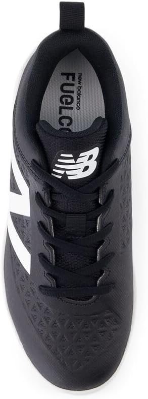 Детские кроссовки New Balance Unisex-Child 4040 V8 Turf-Trainer, белый/черный — фото 4