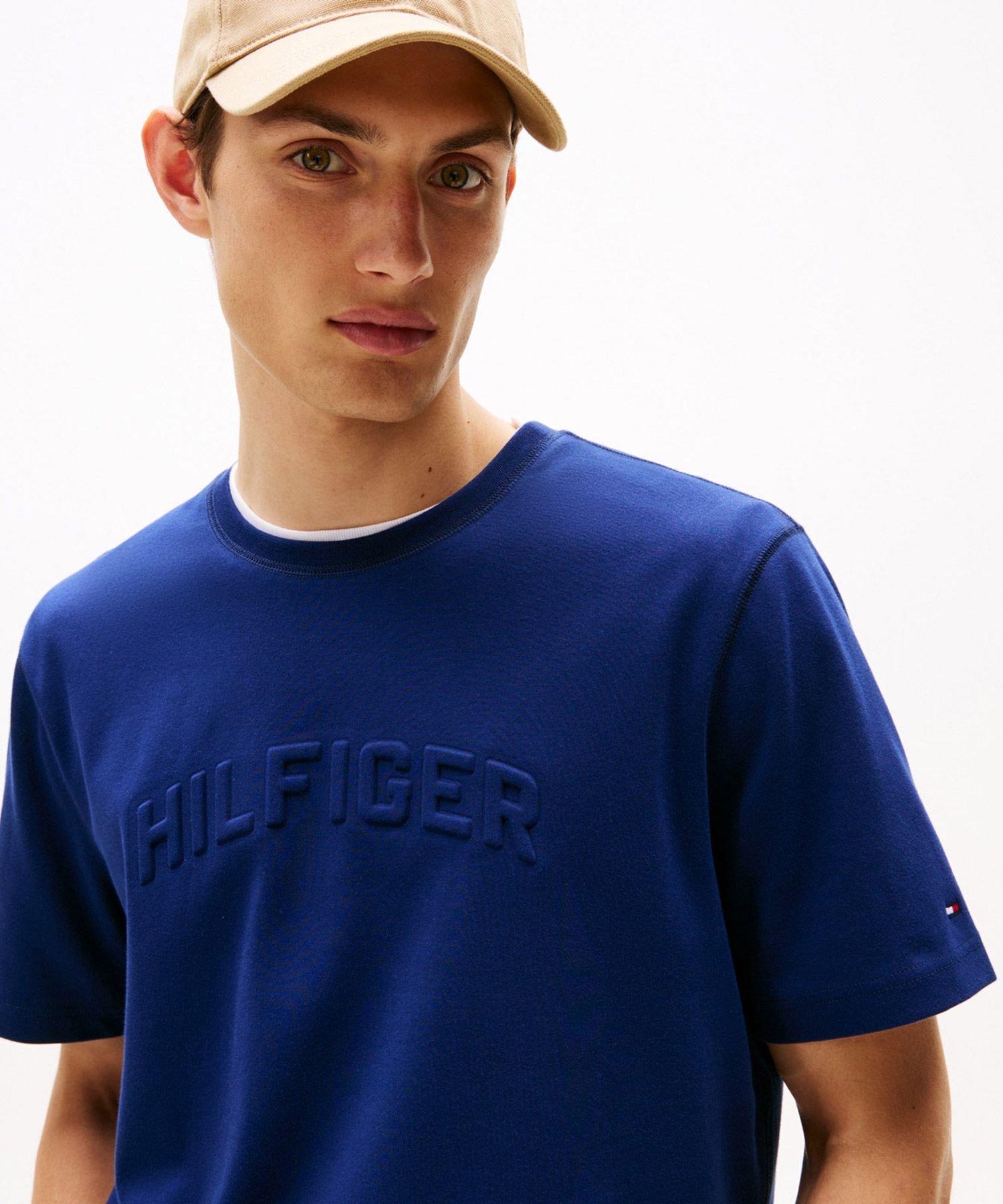 Футболка Hilfiger Arch Embossed TOMMY HILFIGER, Navy C7G — фото 2