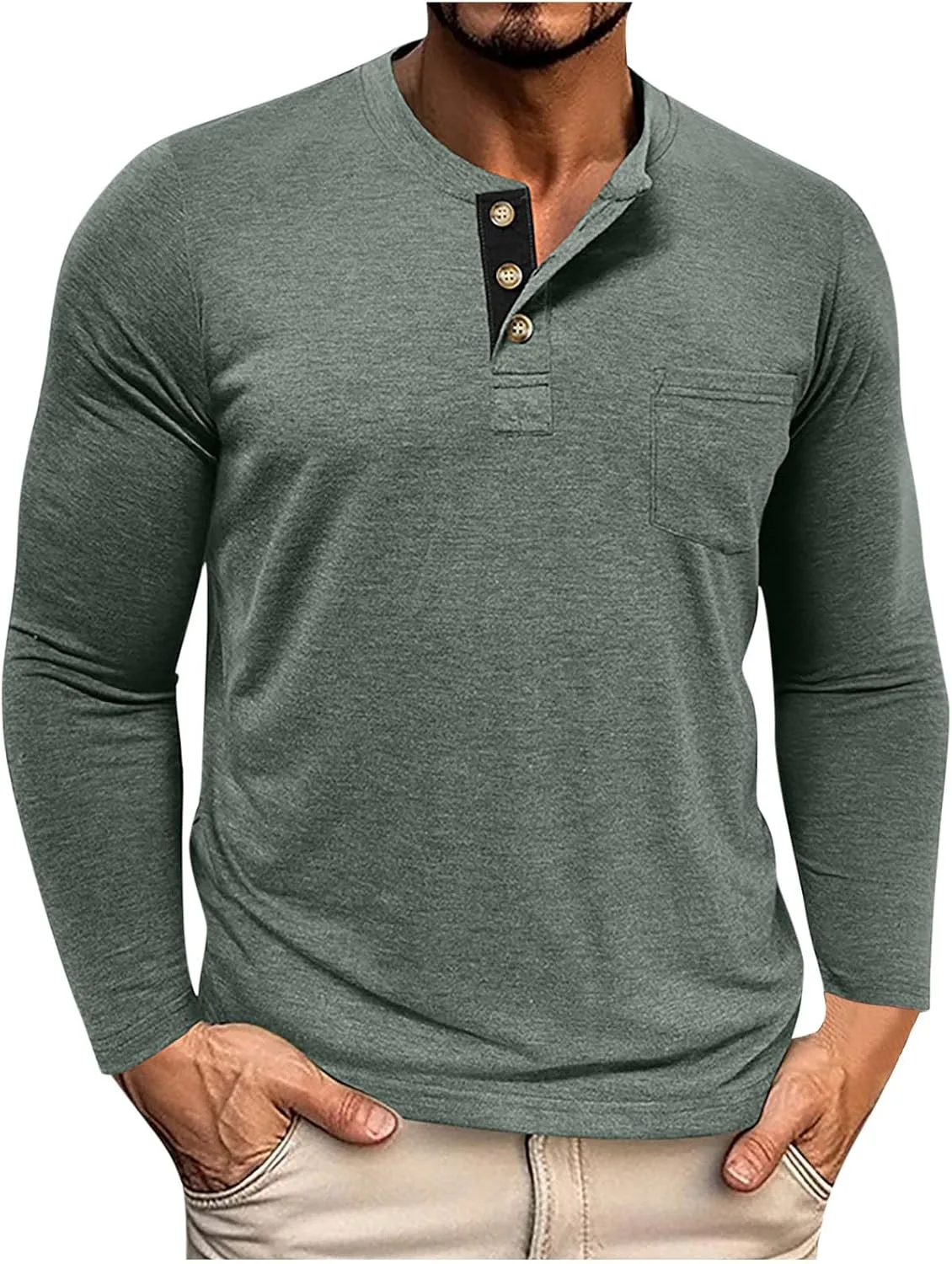 

Футболка с высоким воротником для мужчин, длинный рукав, спорт