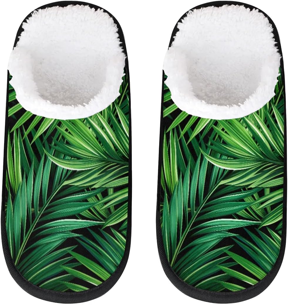 

Тапочки Gublec для женщин и мужчин, уютные с нескользящей подошвой, для дома, теплые плюшевые тапочки для дома, спальни и путешествий, зеленый