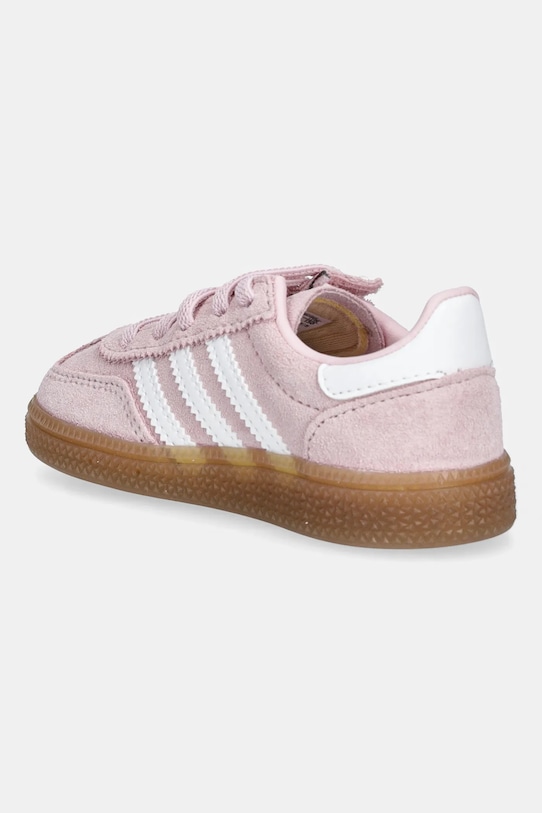 Детские замшевые кроссовки Handball Spezial Adidas Originals, розовый — фото 3