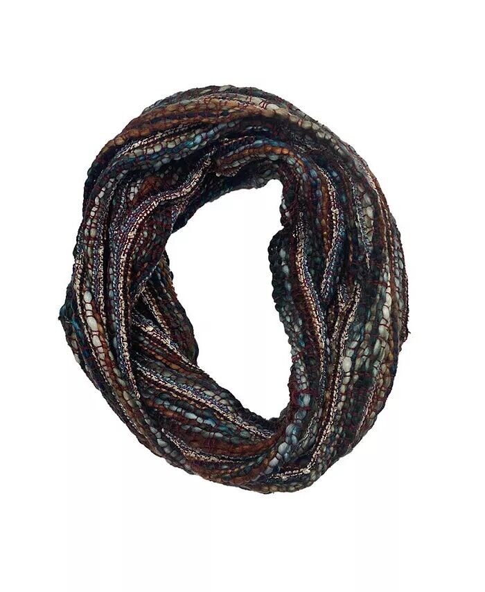

Artisan Woven Luna Infinity 100% переработанный акрил разноцветный зимний шарф Feelgoodz, мультиколор