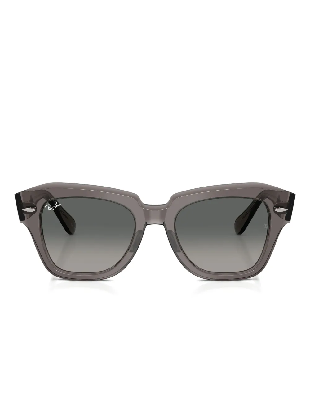 

Солнцезащитные очки квадратной формы State Street Ray-Ban, черный