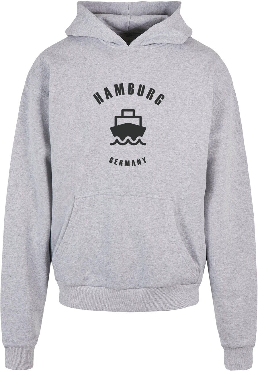 

Толстовка с капюшоном Merchcode Sweatshirt Hamburg, серый