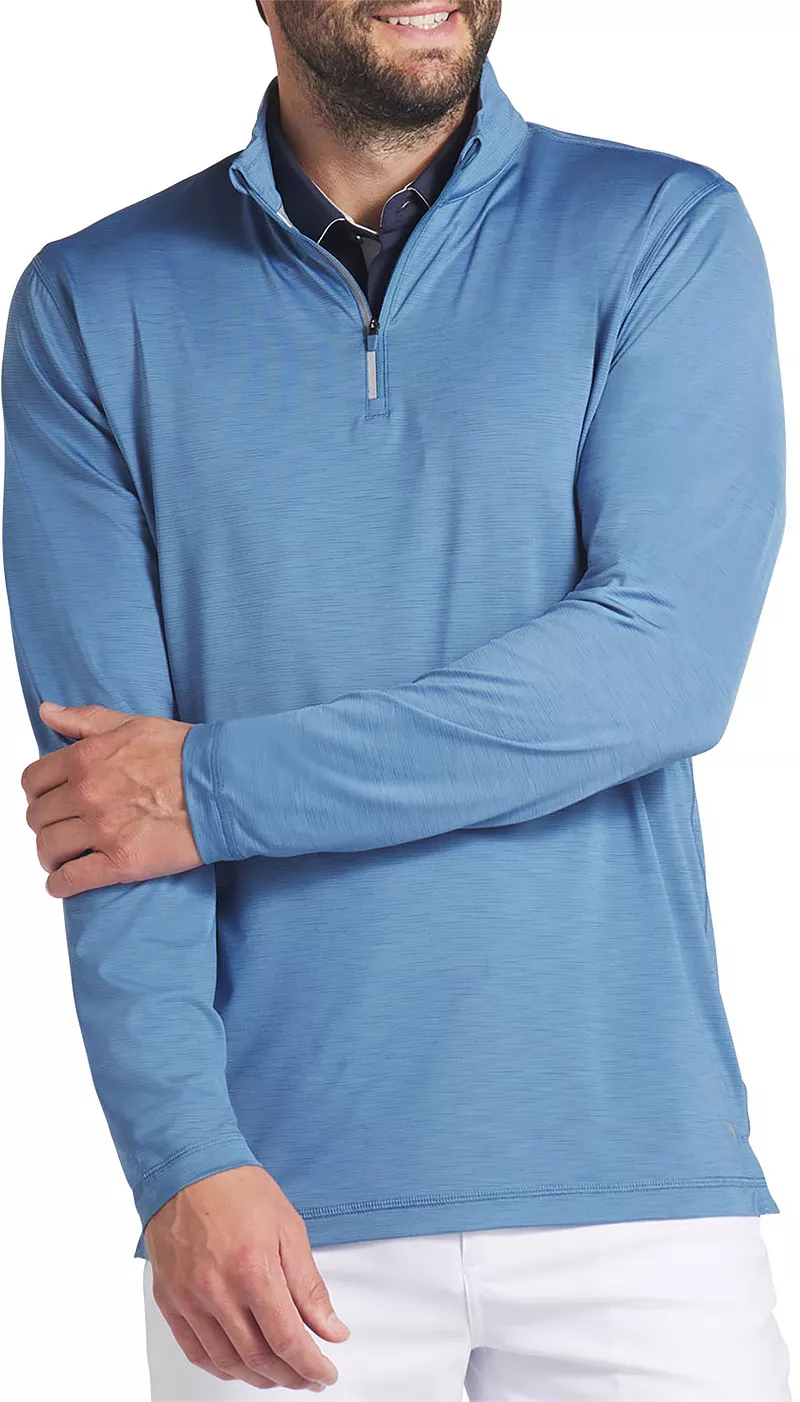

Мужской пуловер для гольфа PUMA YouV на молнии 1/4, цвет Blue Horizon