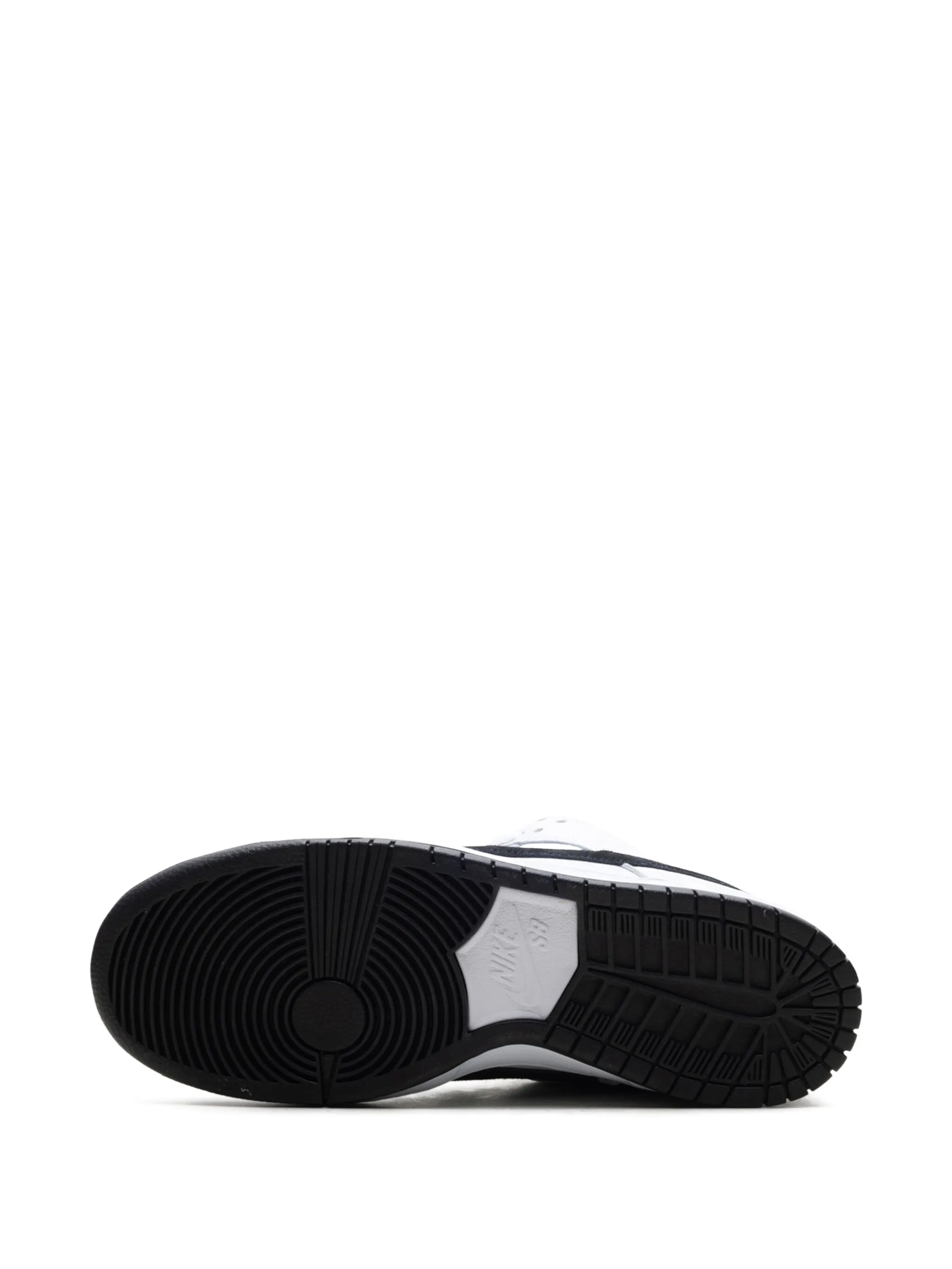 Кроссовки SB Dunk Low White/Black Nike, белый — фото 4