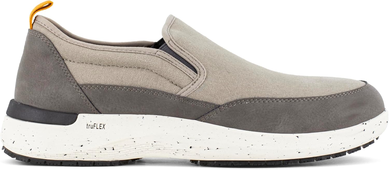 Мужские рабочие кроссовки Rockport Truflex Fly Mudguard Work Powered by MaxTrax Construction Shoe Rockport Works, бежевый — фото 3