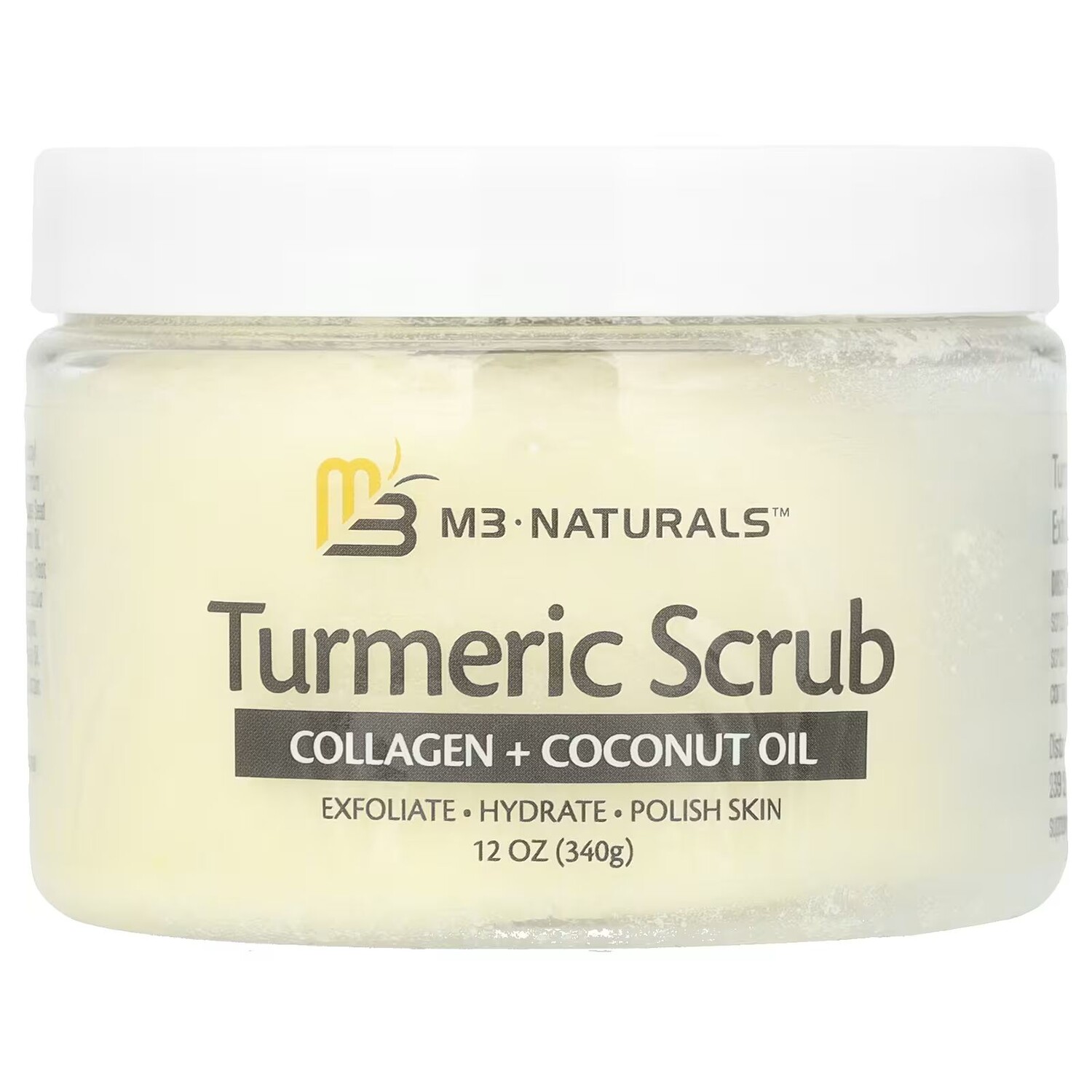 

Скраб из куркумы, 12 унций (340 г) M3 Naturals