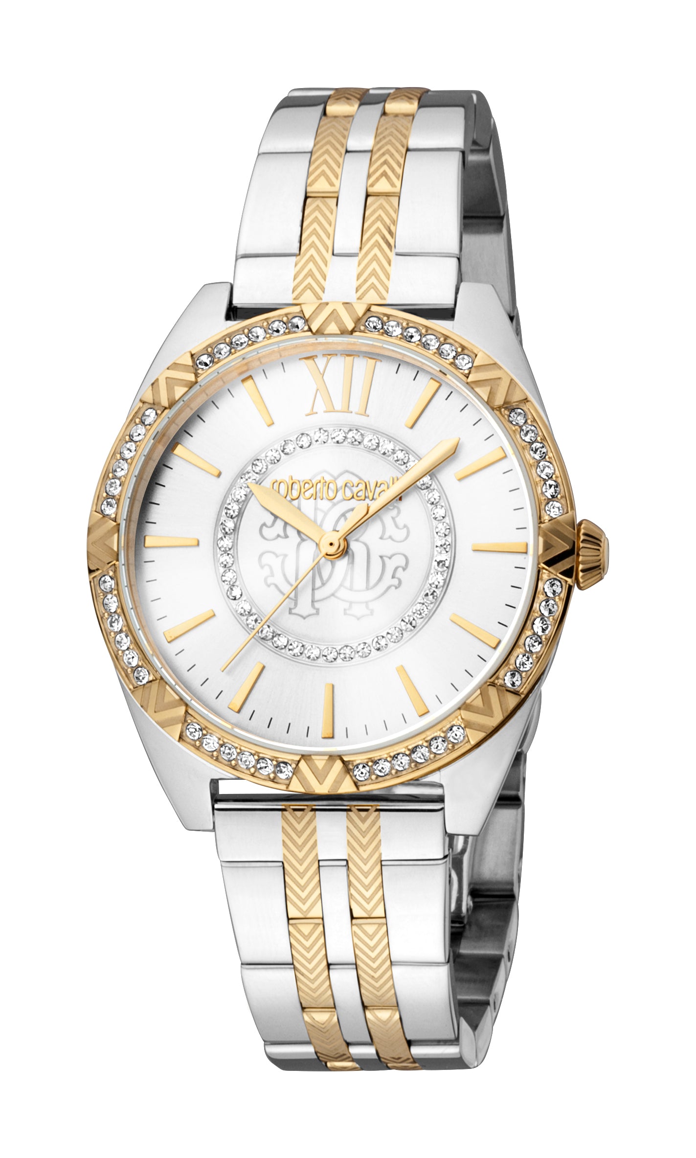 

Часы женские Roberto Cavalli, цвет two tone silver & gold