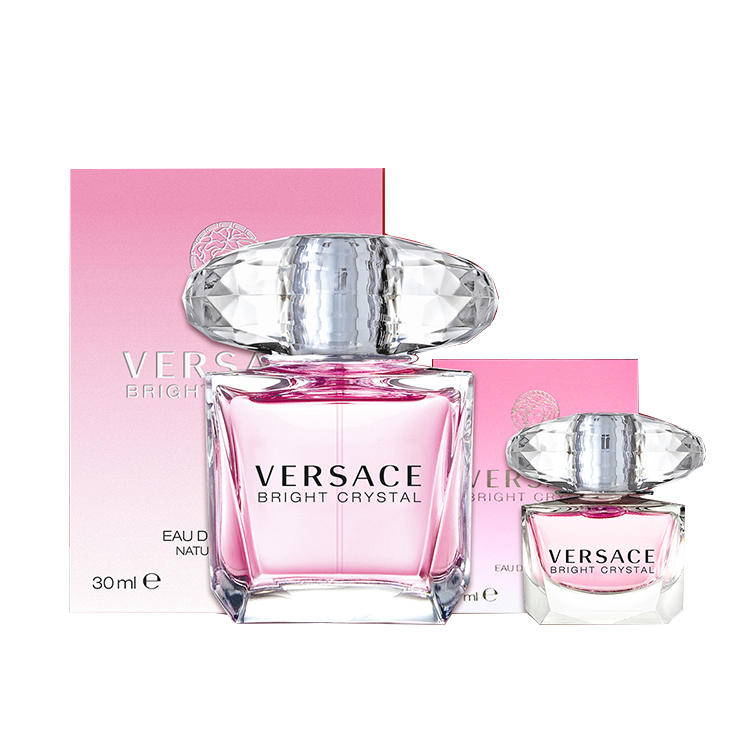VERSACE Розовый кристалл diamond light парфюмерный набор цветочно-фруктовый аккорд eau de toilette 30мл+5мл halloween — фото 2