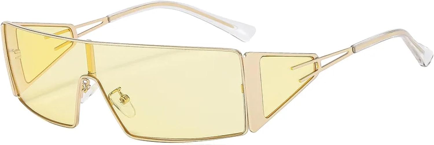 

Солнцезащитные очки Sense of Sunglasses 2024 с цельными линзами, защитой от УФ-излучения, для женщин, металлические, для верховой езды и спорта, артикул 301150 TOIPASTN, Goldyellow