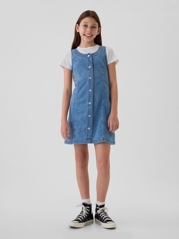 

Детское джинсовое платье Gap, синий