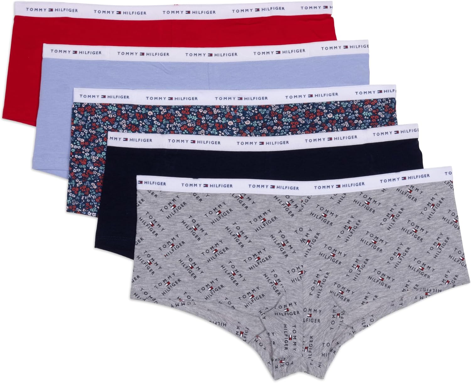 

Женские трусики-бикини Tommy Hilfiger из хлопка, 5 шт. в упаковке, Th Flag Stk Hg