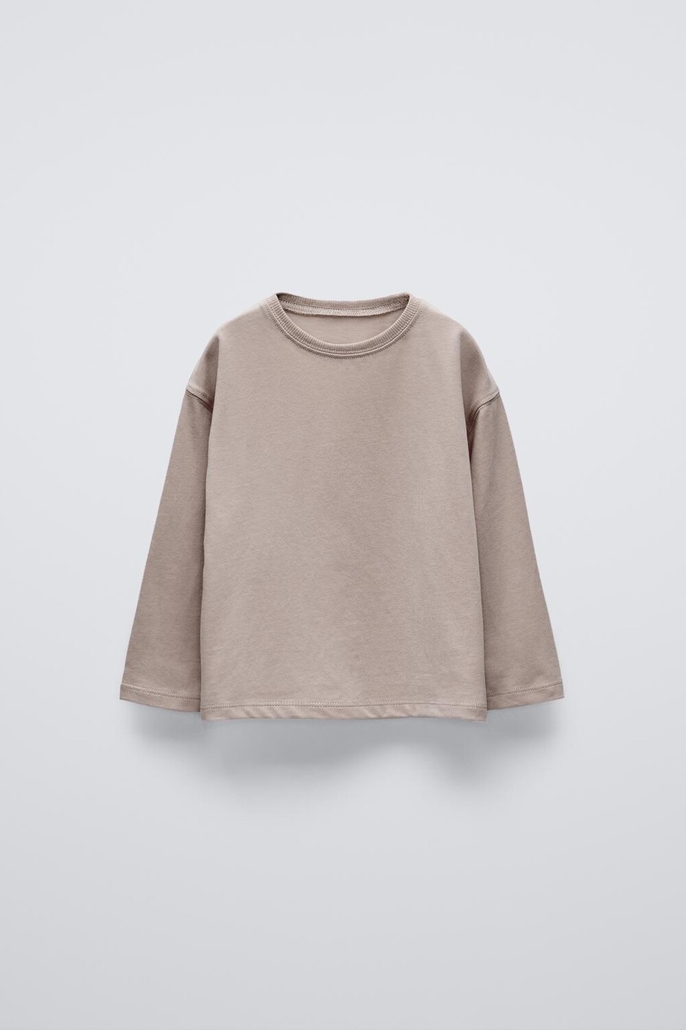 

Простая футболка с этикеткой ZARA, цвет earth