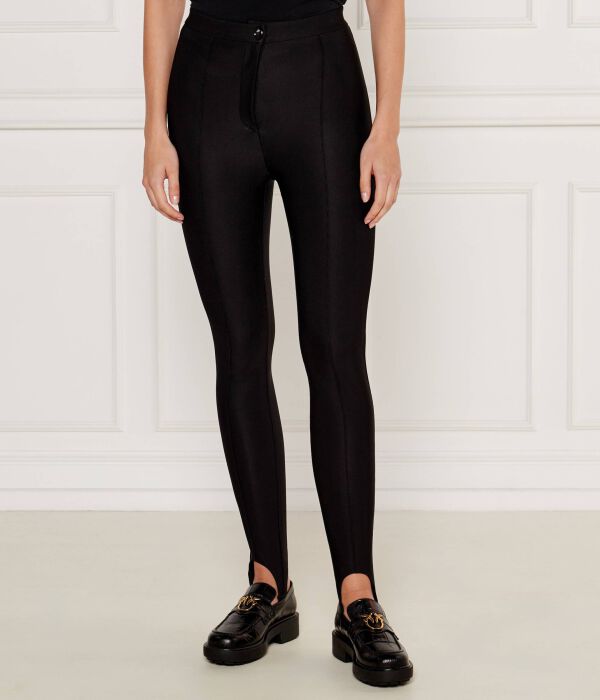 

Легинсы женские Pinko Plauto из вискозы на штрипках, черный