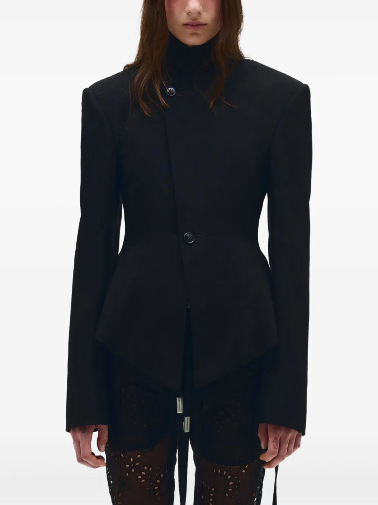 

Ann Demeulemeester приталенный жакет Lila, черный