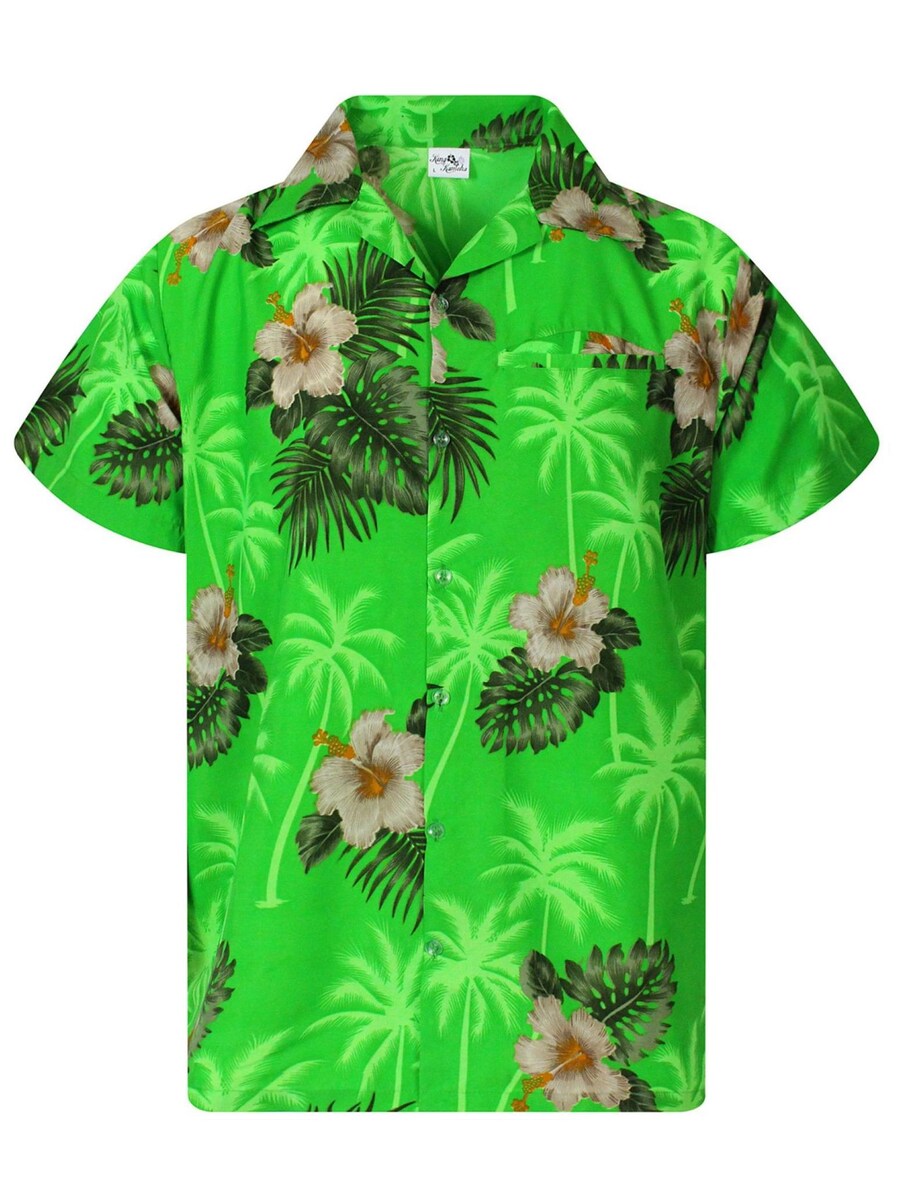 

Рубашка King Kameha Small Flower, зеленый