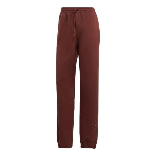 

Брюки by stella mccartney sweat tracksuit bottoms 'burgundy' Adidas, бургундия