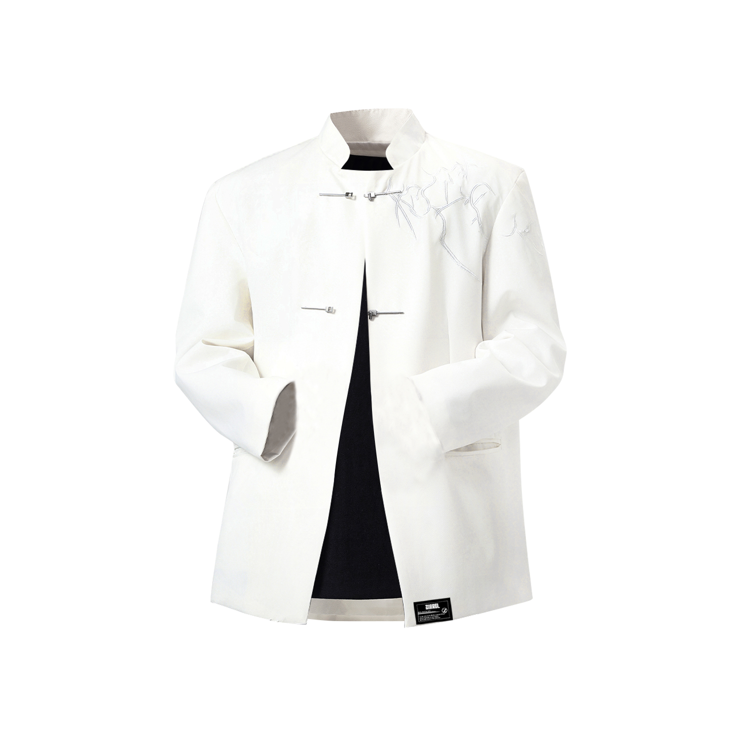 

Пиджак для делового костюма Unisex ZIAREL, белый