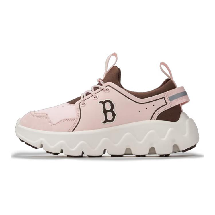 

MLB KIDS Slip Resistant Cushioning Kids Lifestyle Shoes Pink Brown Kids'