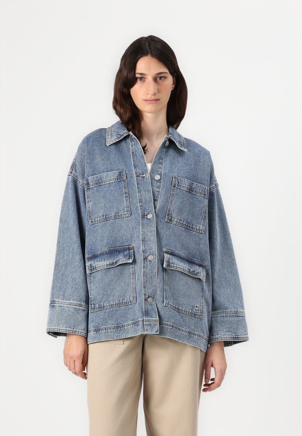 

Джинсовая куртка JOLIE Rouge Edit, цвет Light Blue Denim