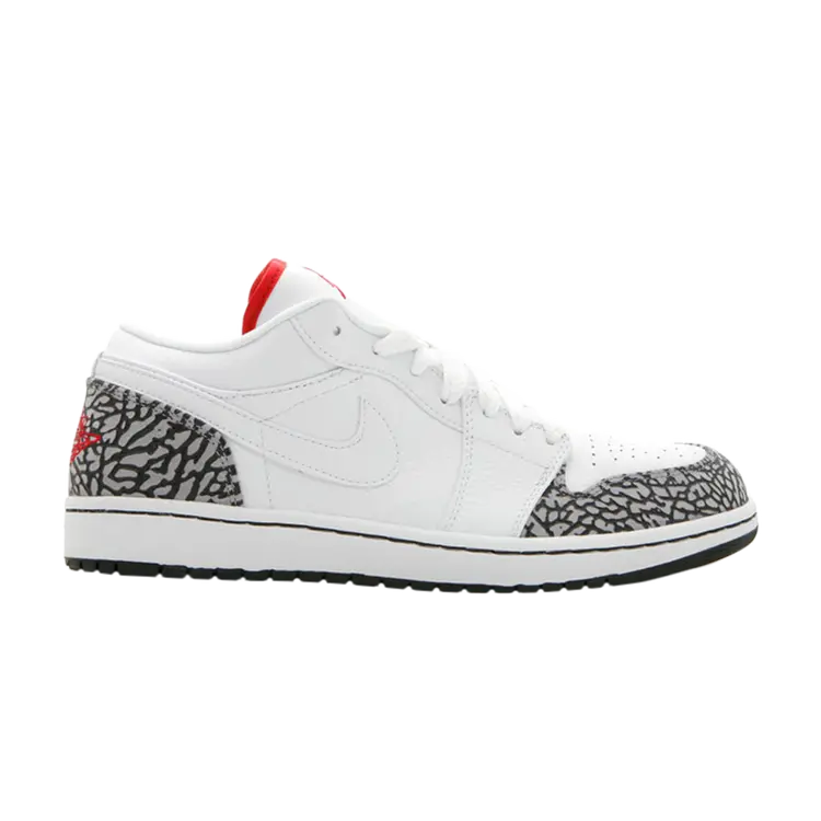 

Кроссовки Air Jordan 1 Phat Low 'Cement', белый, Белый;серый, Кроссовки Air Jordan 1 Phat Low 'Cement', белый