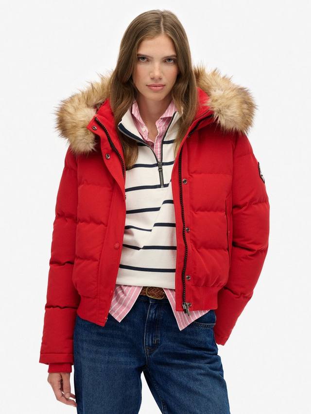 

Эверест худи-бомбер Superdry, Varsity Red