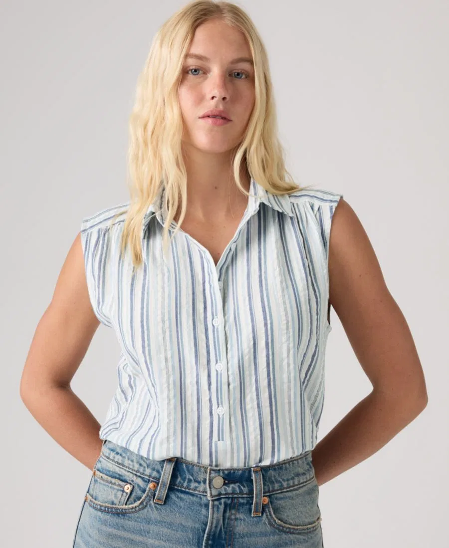 Женская блузка Londynn с воротником-стойкой и свободным кроем Levi'S