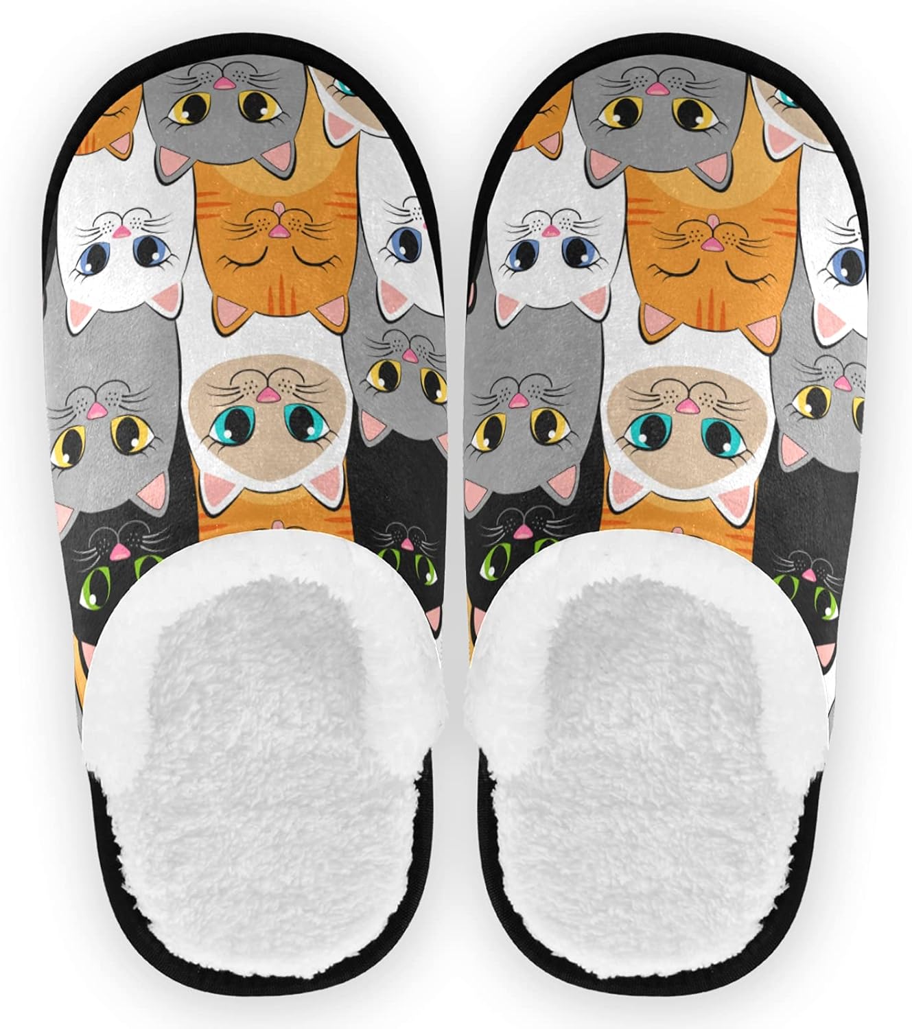 

Женские уютные плюшевые флисовые тапочки visesunny, мягкая стелька с эффектом памяти, домашняя обувь для женщин, теплые тапочки для спальни, плоская подошва, унисекс, для дома и улицы, мультиколор