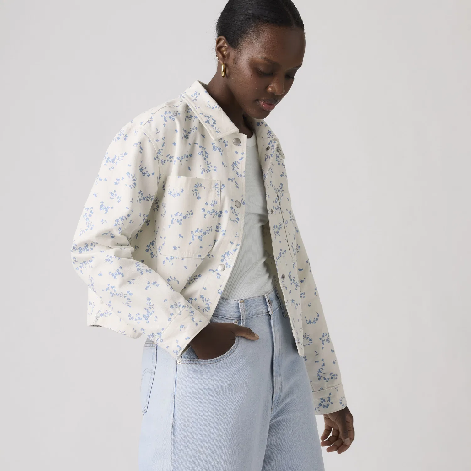 Куртка с двумя карманами Levi's, White