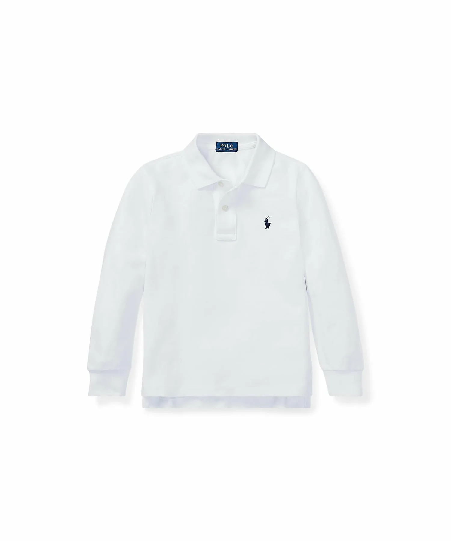 (Для мальчиков 2-7 лет) Хлопковая сетчатая рубашка-поло Polo Ralph Lauren, 100 White