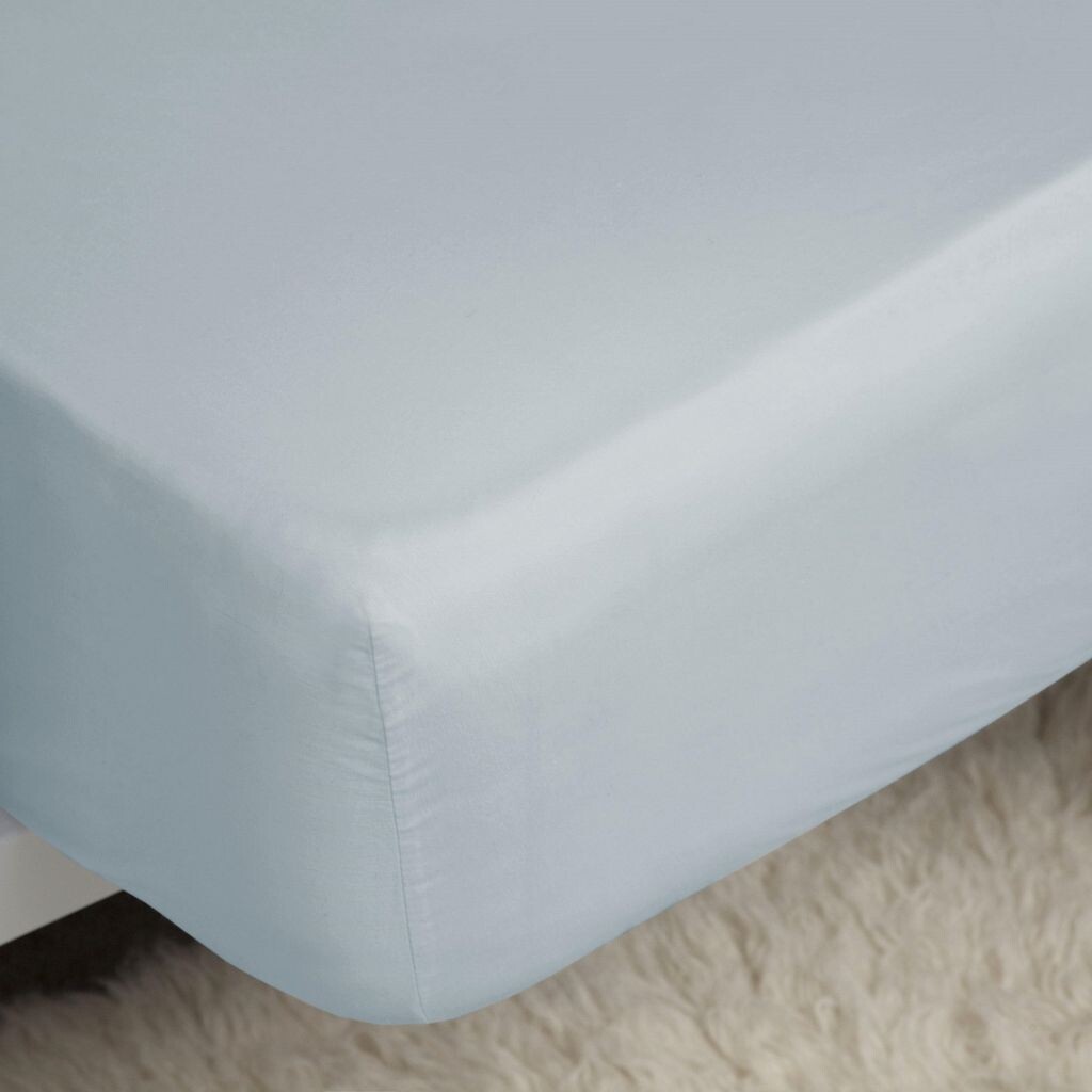 

Простыня Belledorm Percale Easy Care Extra Deep Fit BM173 (двойная) (Светло-синий)