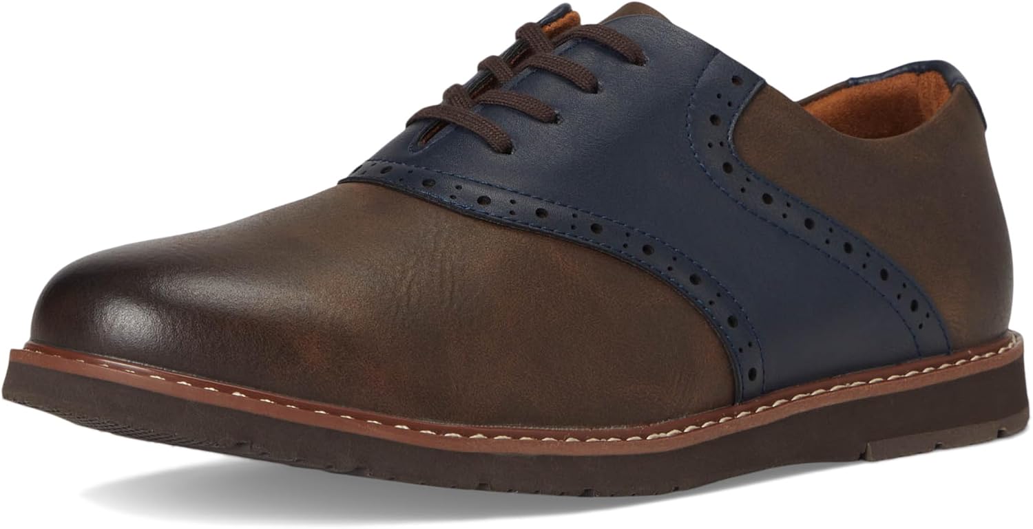 Детские туфли Florsheim Vibe Jr. с простым мыском и сандалией (малыши/маленькие дети/старшие дети), синий/коричневый/темно-синий — фото 2