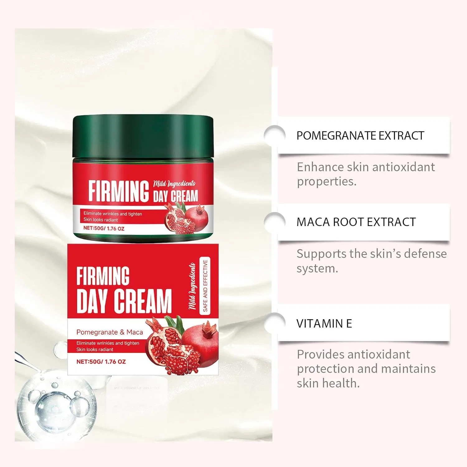 Крем для лица Joielmal — Дневной Pomegranate Scent Cream, 50 мл — фото 3