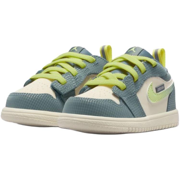 Jordan 1 Low top Toddler Shoes Green Infant And Toddler — фото 3
